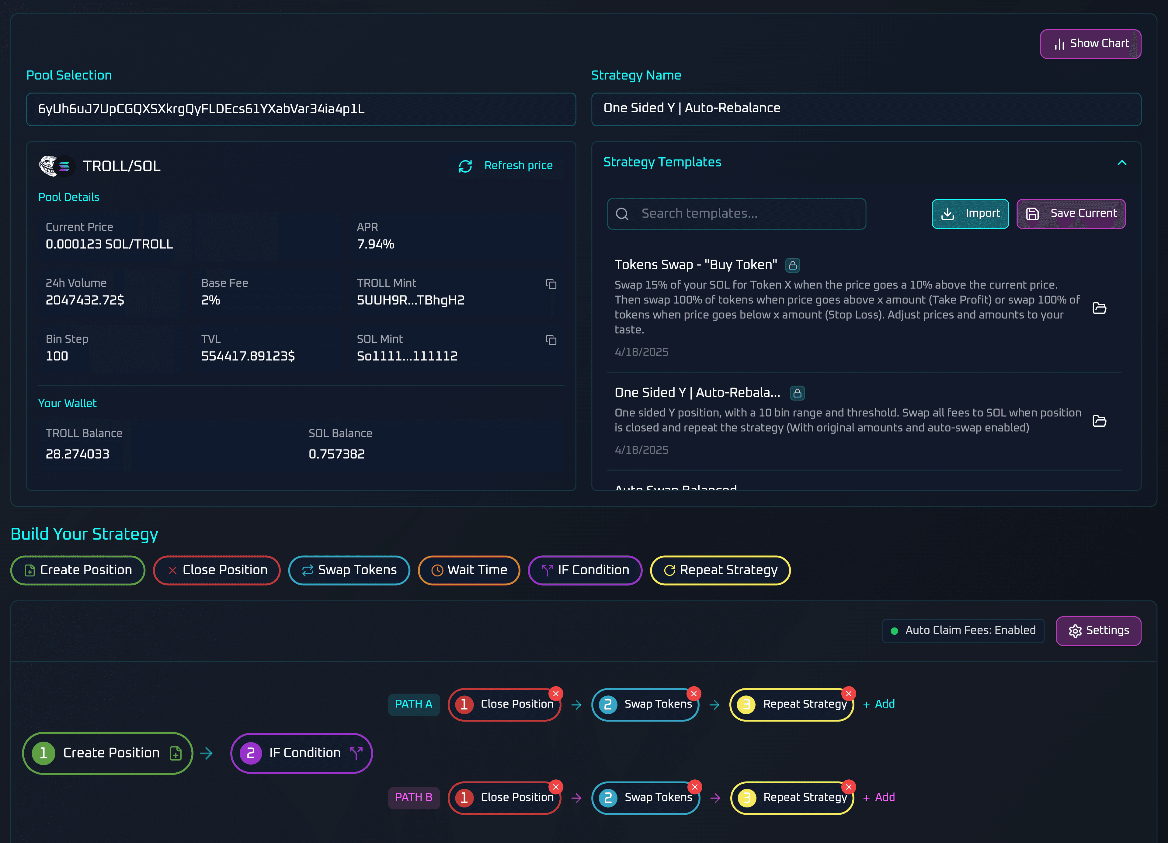 Meteora Dashboard